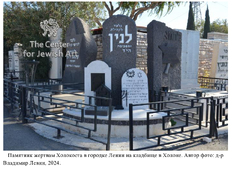 Памятник жертвам Холокоста в городке Ленин.