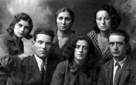 (слева направо): Неплох Б., Оршанский Б.,Тышкевич, неизвестен,  Юдовина, Бордюков Е.