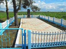 Памятник на месте  расстрела узников гетто в Лужках. 2008 г.