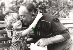 С внуком Марком.