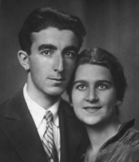 Борис Львович Грановская и Анна Александровна Зильберман, родители Евгения Грановского. Москва, 1930-е.