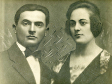 Пейсах Бляхман и Бася Гильман, 1927 год.