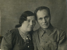 Нохим и Юдас Веребейчик в эвакуации в Усть-Каменогорске, 1943 г.