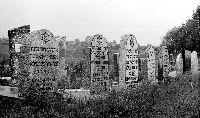 На городокском еврейском кладбище. Фото 1994 г.