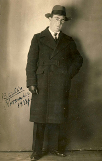 Лев Марголин на стажировке в Германии Берлин 1928 год.