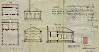 Проект восстановления Каменной молитвенной школы, 1902 г.