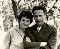 Михаил Гольдис с женой Майей, 1960-е гг.